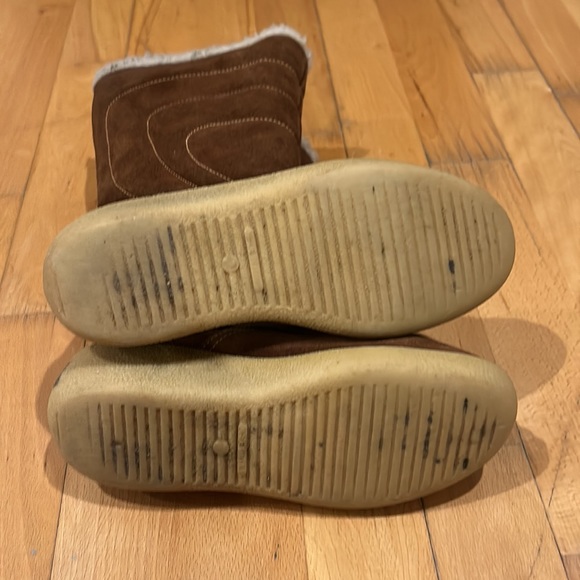 Woodbridge Vintage brown suede leather winter boots Womens 7 - Picture 10 of 15